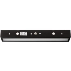 Mera aplique de pared LED, ancho 40cm, negro, 4000K