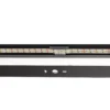 Mera aplique de pared LED, ancho 120cm, negro, 3000K