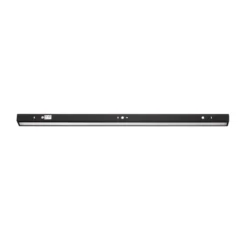 Mera aplique de pared LED, ancho 120cm, negro, 3000K