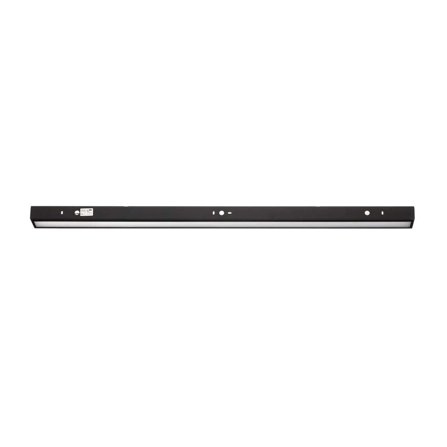 Mera aplique de pared LED, ancho 120cm, negro, 3000K