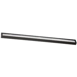 Mera aplique de pared LED, ancho 120cm, negro, 4000K