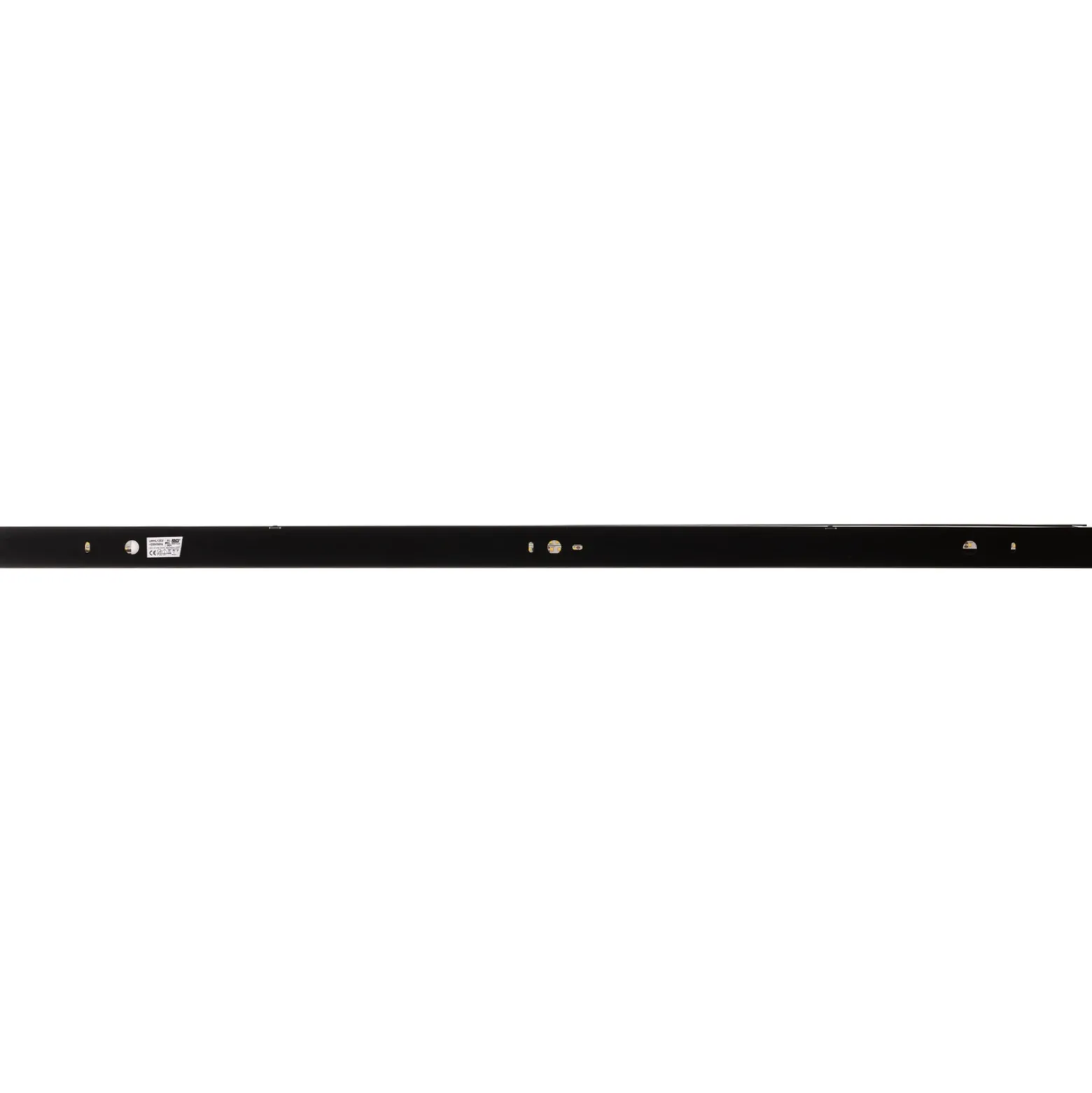 Mera aplique de pared LED, ancho 120cm, negro, 4000K