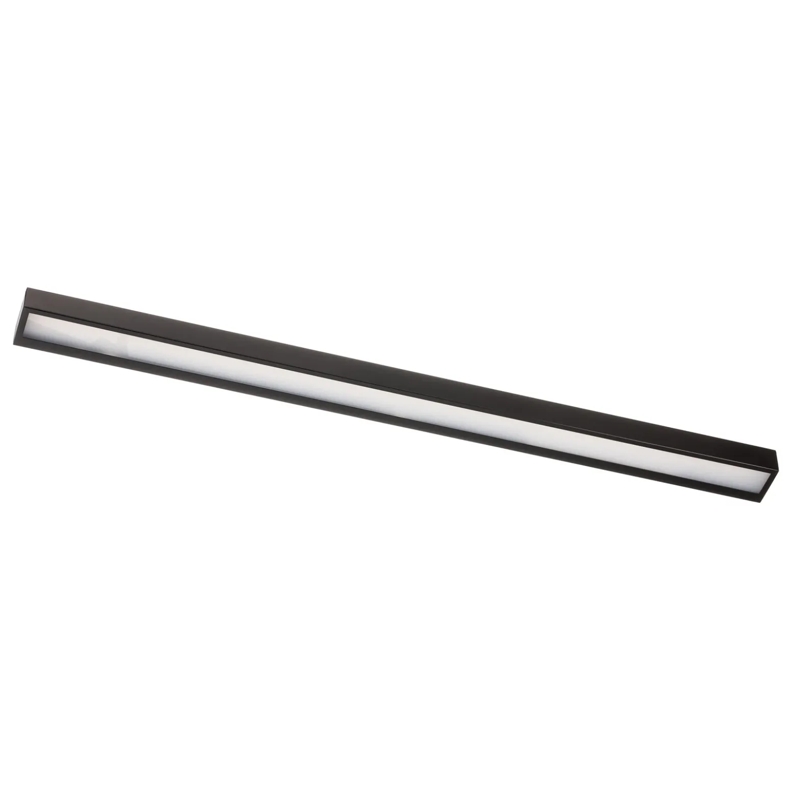 Mera aplique de pared LED, ancho 120cm, negro, 4000K