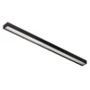 Mera aplique de pared LED, ancho 120cm, negro, 3000K