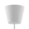 Mila lámpara colgante, Ø 35 cm, blanco, tela, unicornios, E27