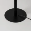 Milan Peak Lane Lámpara de pie LED negra 130 cm