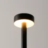 Milan Peak Lane Lámpara de pie LED negra 170 cm