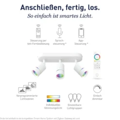 Müller Licht tint Nalo foco LED, 3 luces