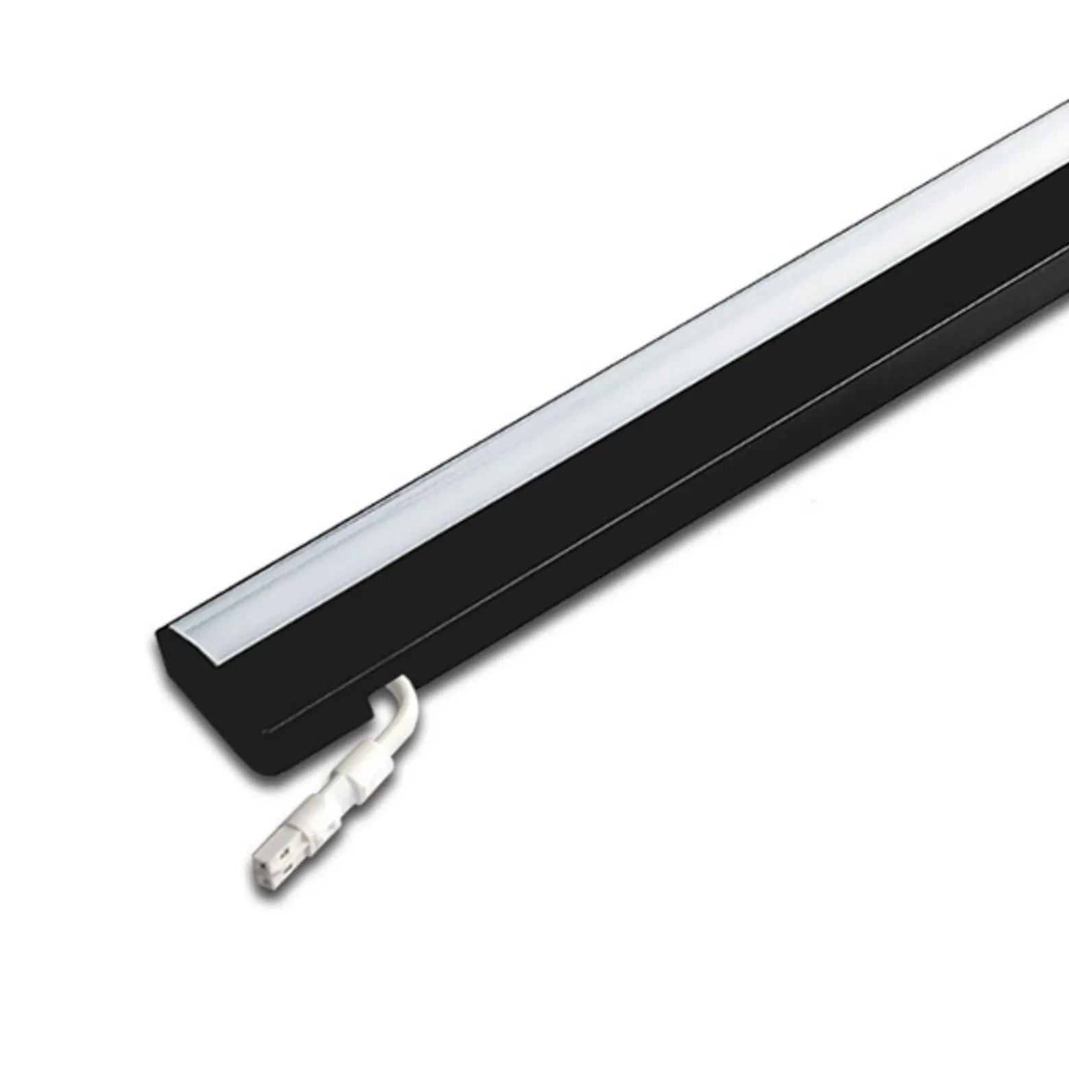 ModuLite F Lámpara LED bajo mueble, negra, 60 cm, 4.000 K aluminio