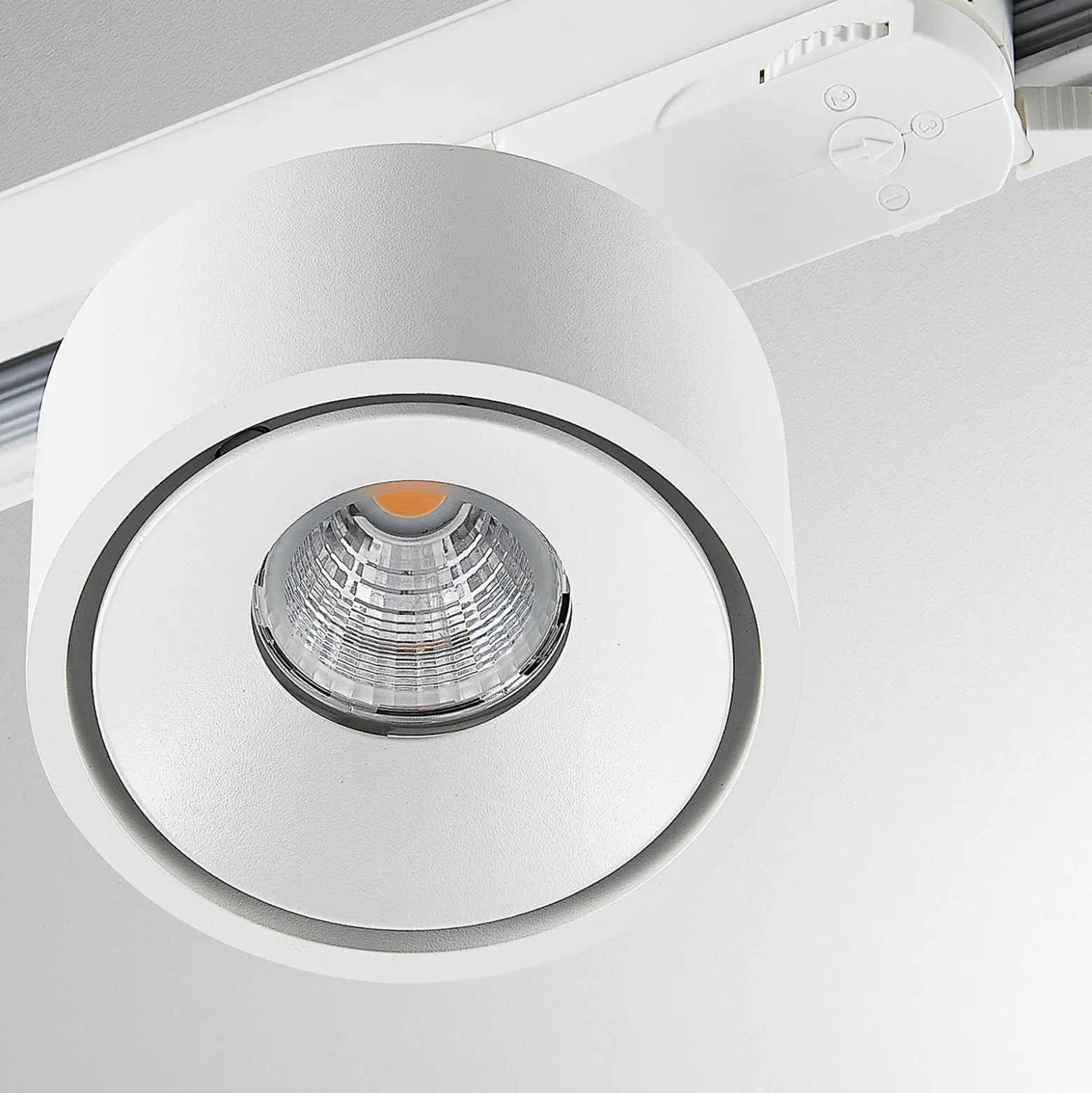 Molto Luce foco de riel LED trifásico Magis, blanco, 830