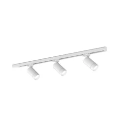 Molto Luce Sistema de riel trifásico Moove, blanco, 3 luces.