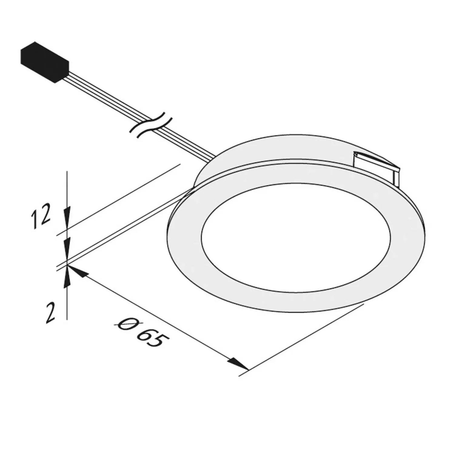 Mueble empotrada LED Dynamic FAR 58 acero 3W CCT
