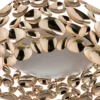 Narisa Lámpara colgante LED Ø 46 cm oro rosa/marrón