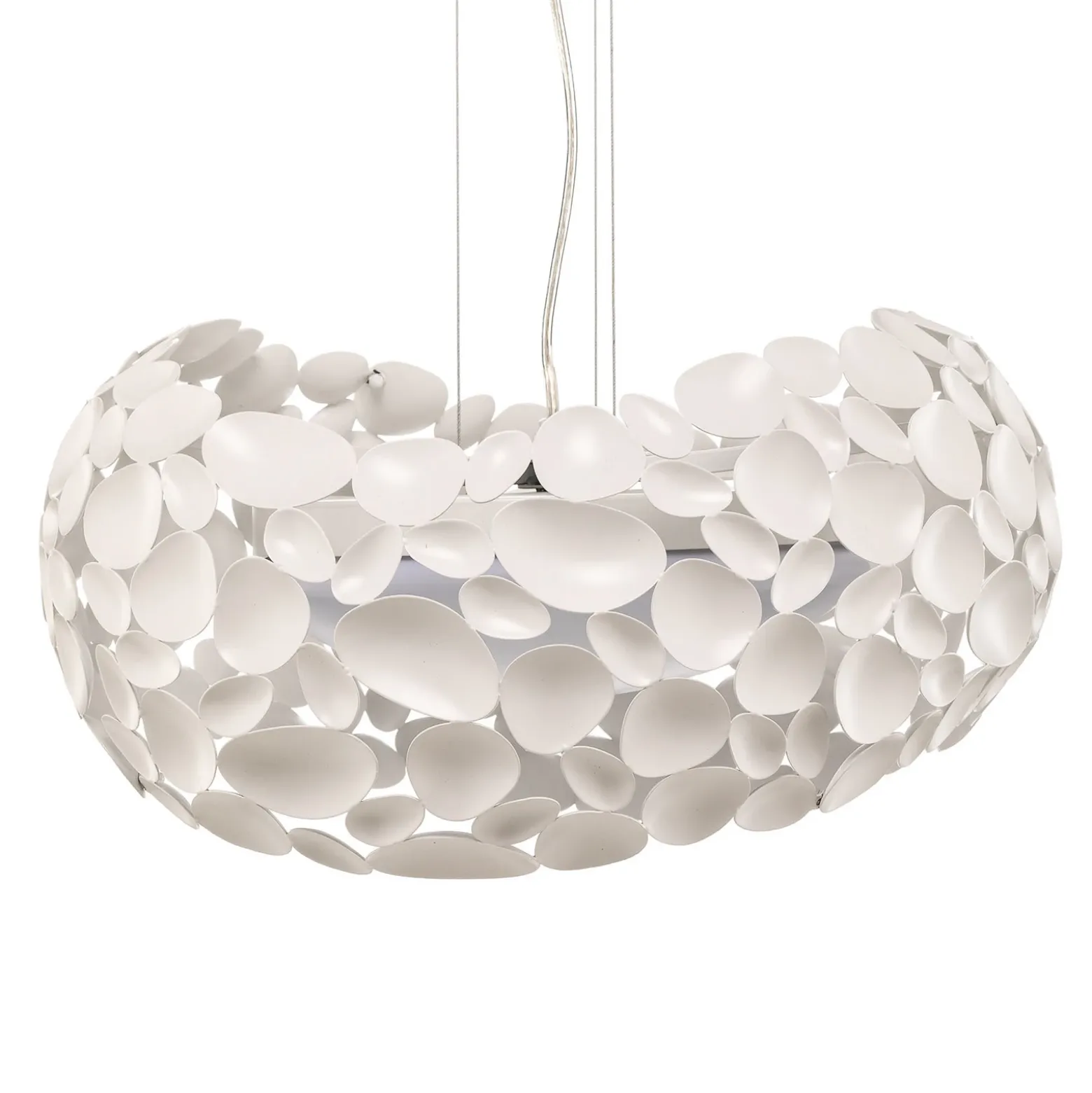 Narisa Lámpara colgante LED 5xG9, Ø47cm, blanco