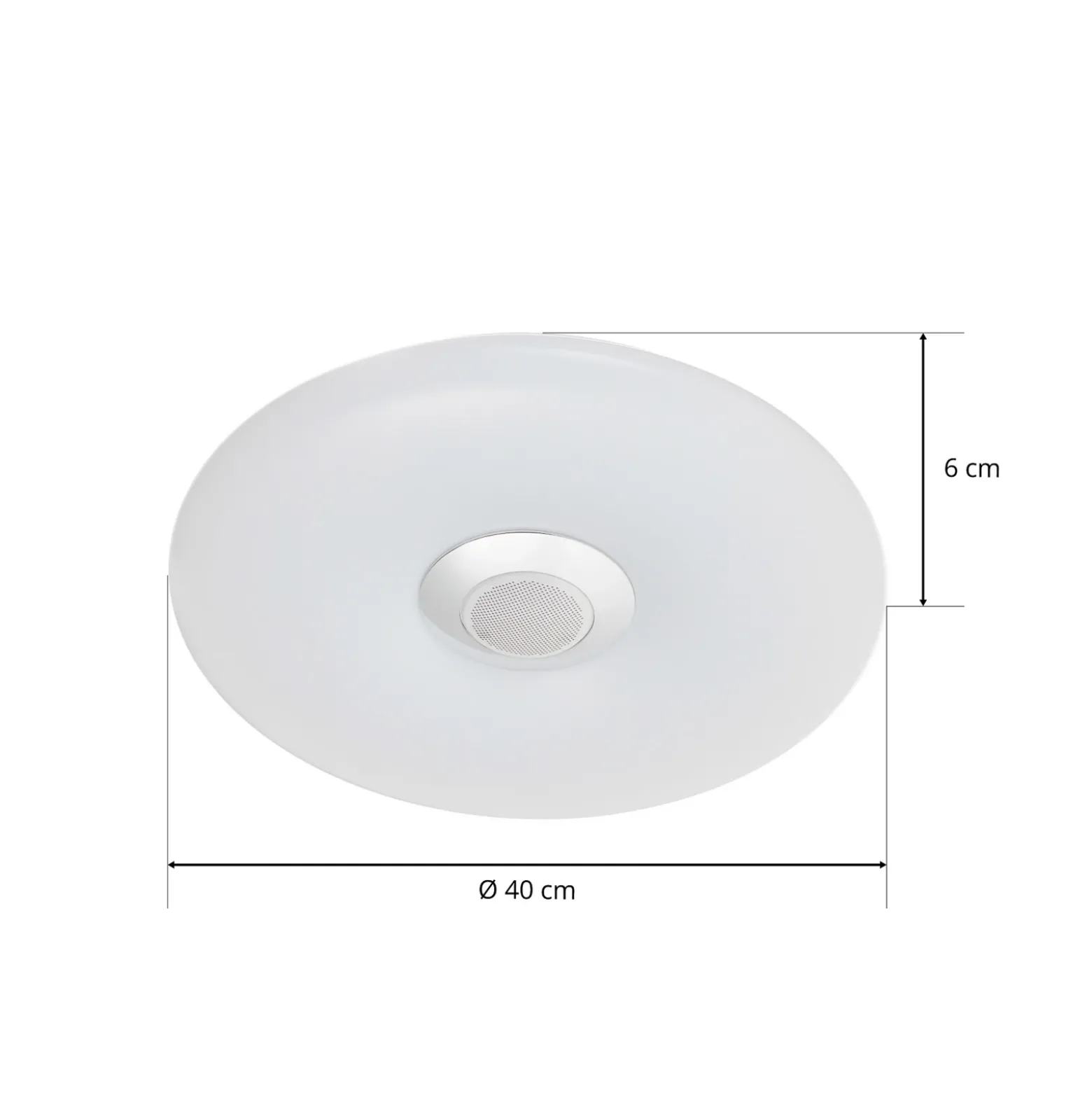 Nashville - plafón LED RGBW con altavoz