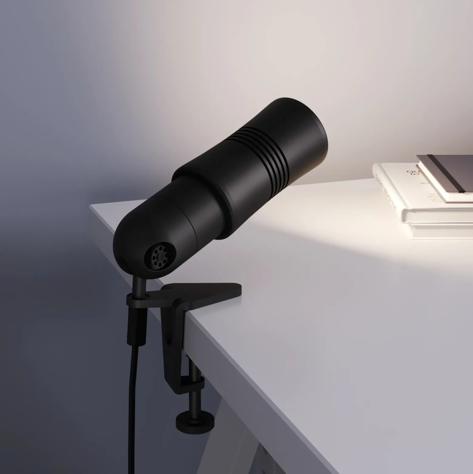 Neo! Clamp lámpara de pinza LED, negro mate