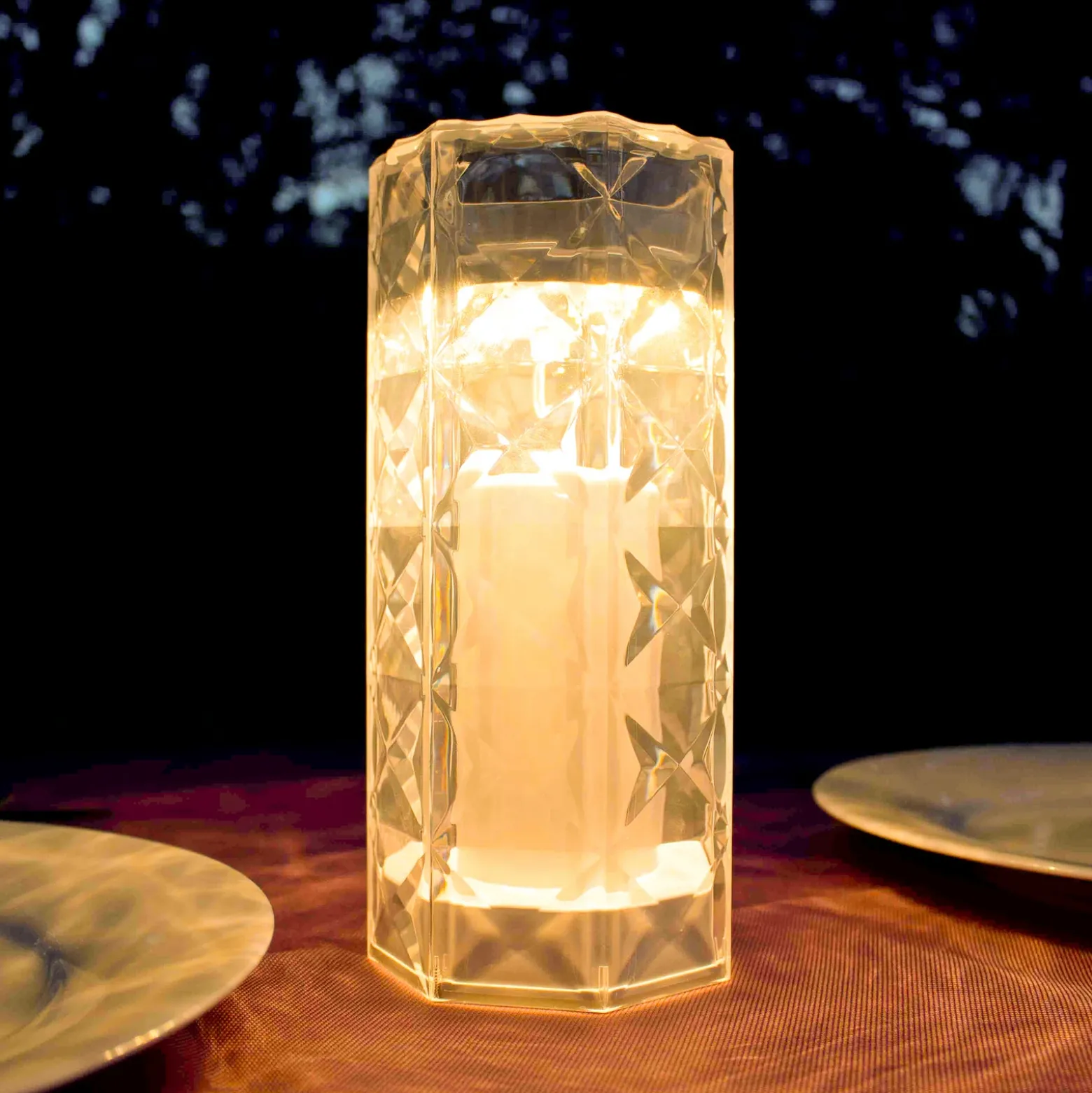 Newgarden Lámpara de mesa LED recargable Jack Lux, altura 20 cm, IP54