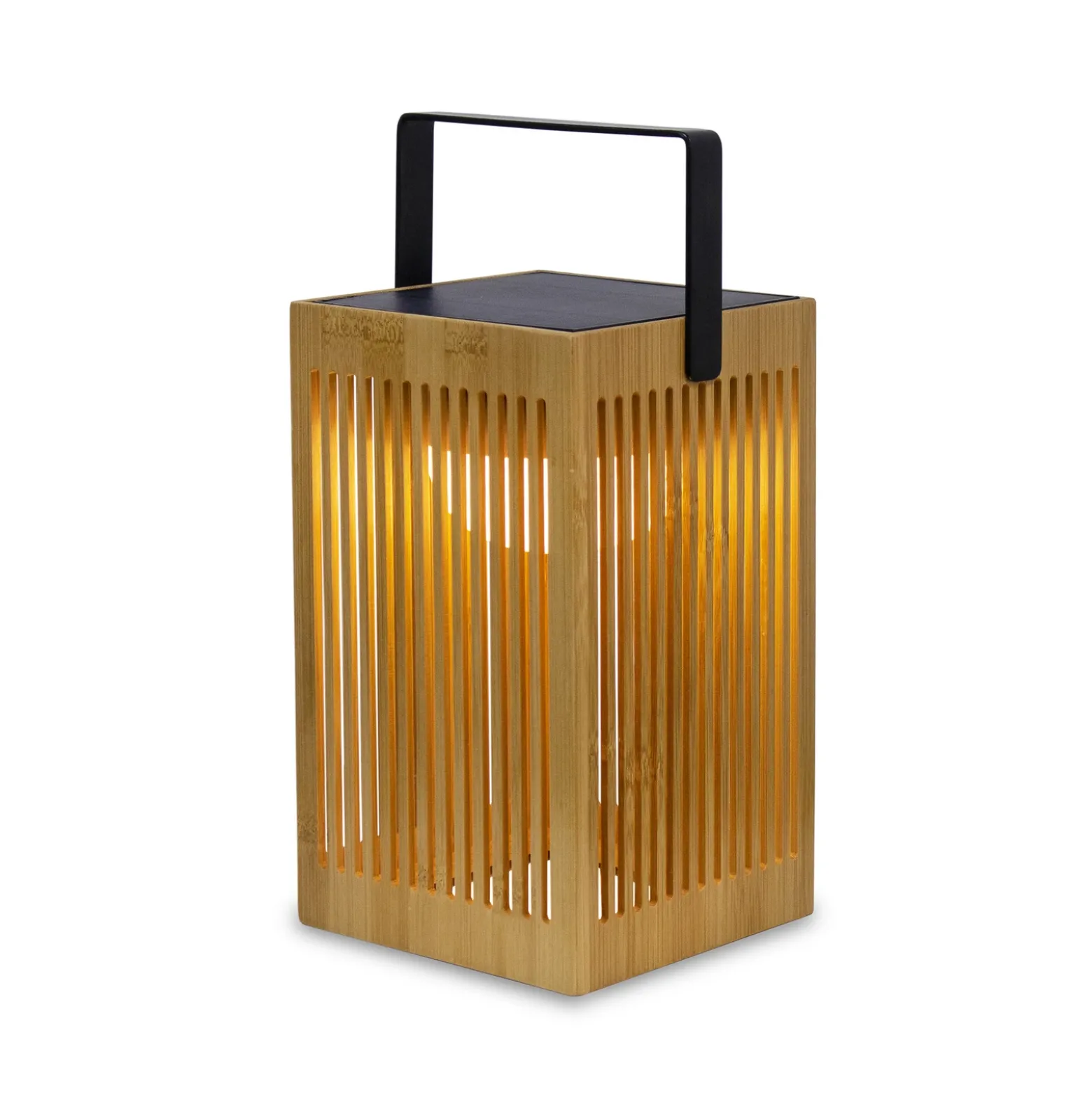 Newgarden Okinawa lámpara de mesa LED solar bambú
