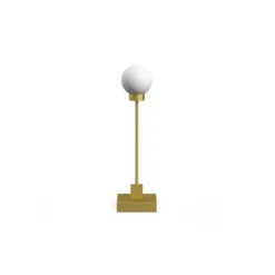 Northern Lámpara de mesa LED recargable Snowball color latón 2700 K