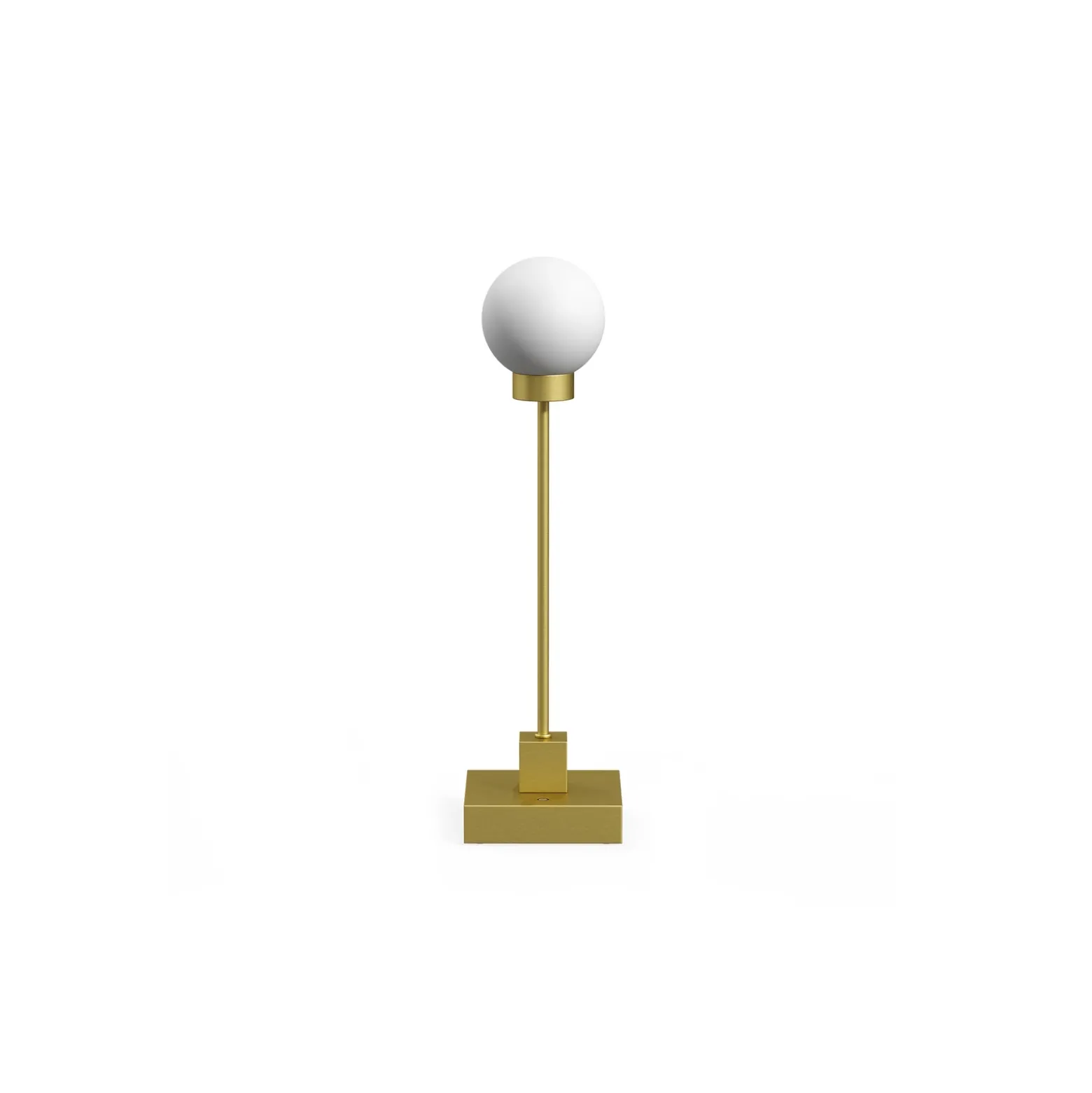 Northern Lámpara de mesa LED recargable Snowball color latón 2700 K