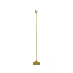 Northern Lámpara de pie LED recargable Snowball color latón, 2700 K