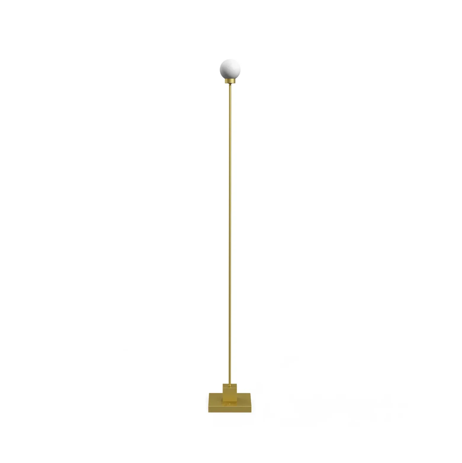 Northern Lámpara de pie LED recargable Snowball color latón, 2700 K