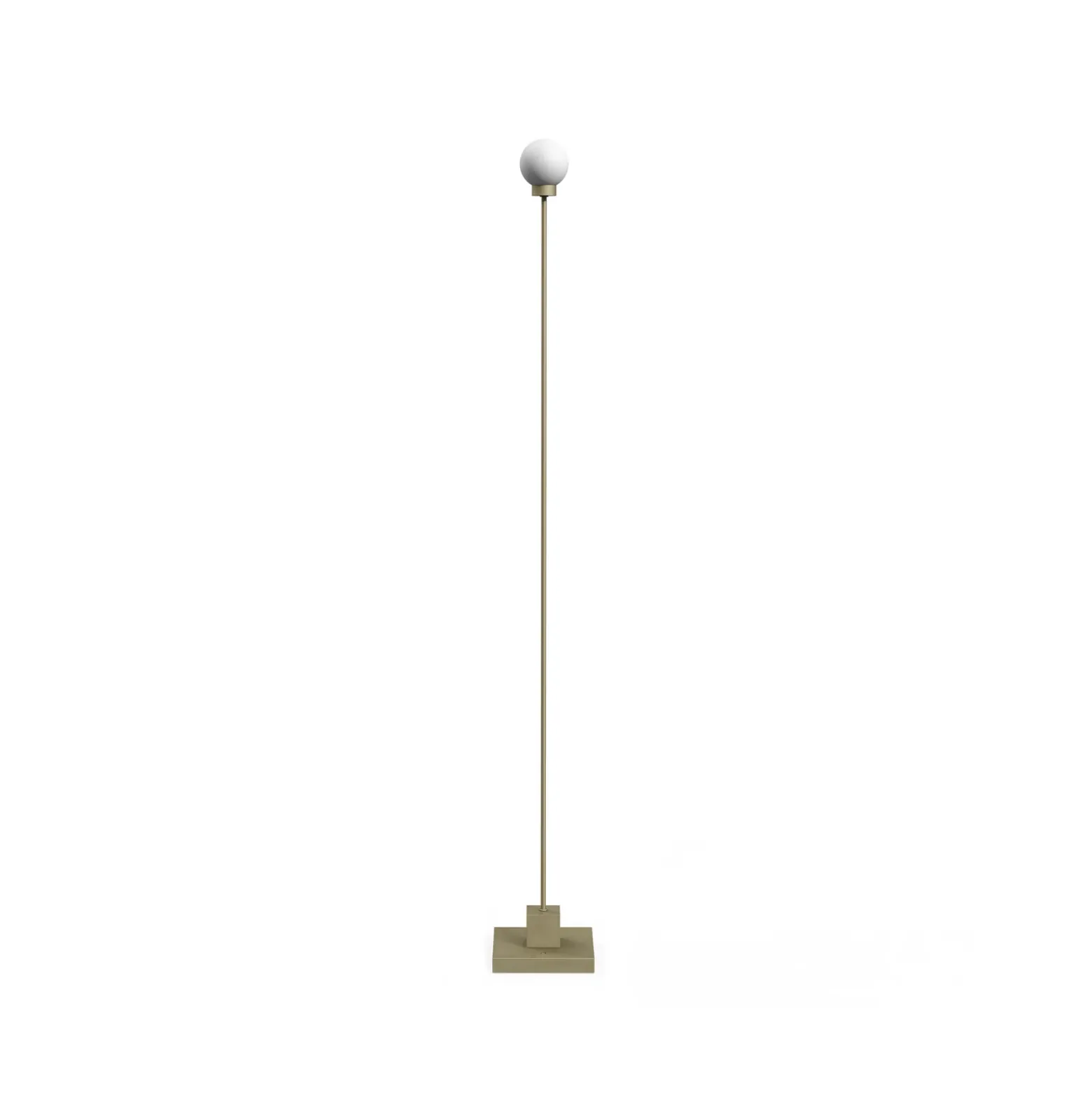 Northern Lámpara de pie LED recargable Snowball, gris beige, 2700 K