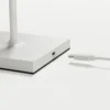 Nuindie tango lámpara de mesa LED recargable, blanca, IP20, atenuable