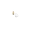 Nuura downlight Foco de techo Anoli Spot Surface Altura 20 cm dorado/blanco