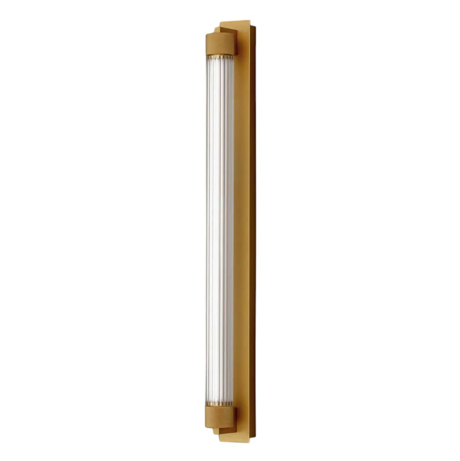 OLEV Aplique de pared LED CHARMER, marrón, metal/vidrio, 2700 K IP44
