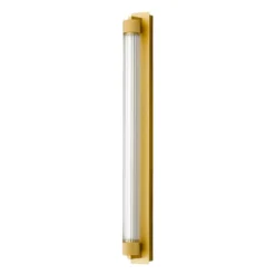 OLEV Aplique de pared LED CHARMER, dorado, metal/vidrio, 2700 K, IP44