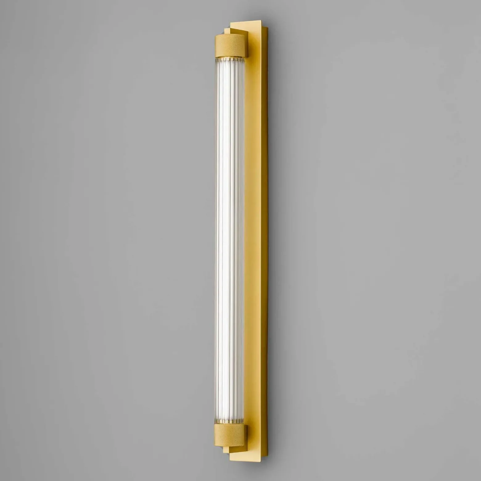 OLEV Aplique de pared LED CHARMER, dorado, metal/vidrio, 2700 K, IP44