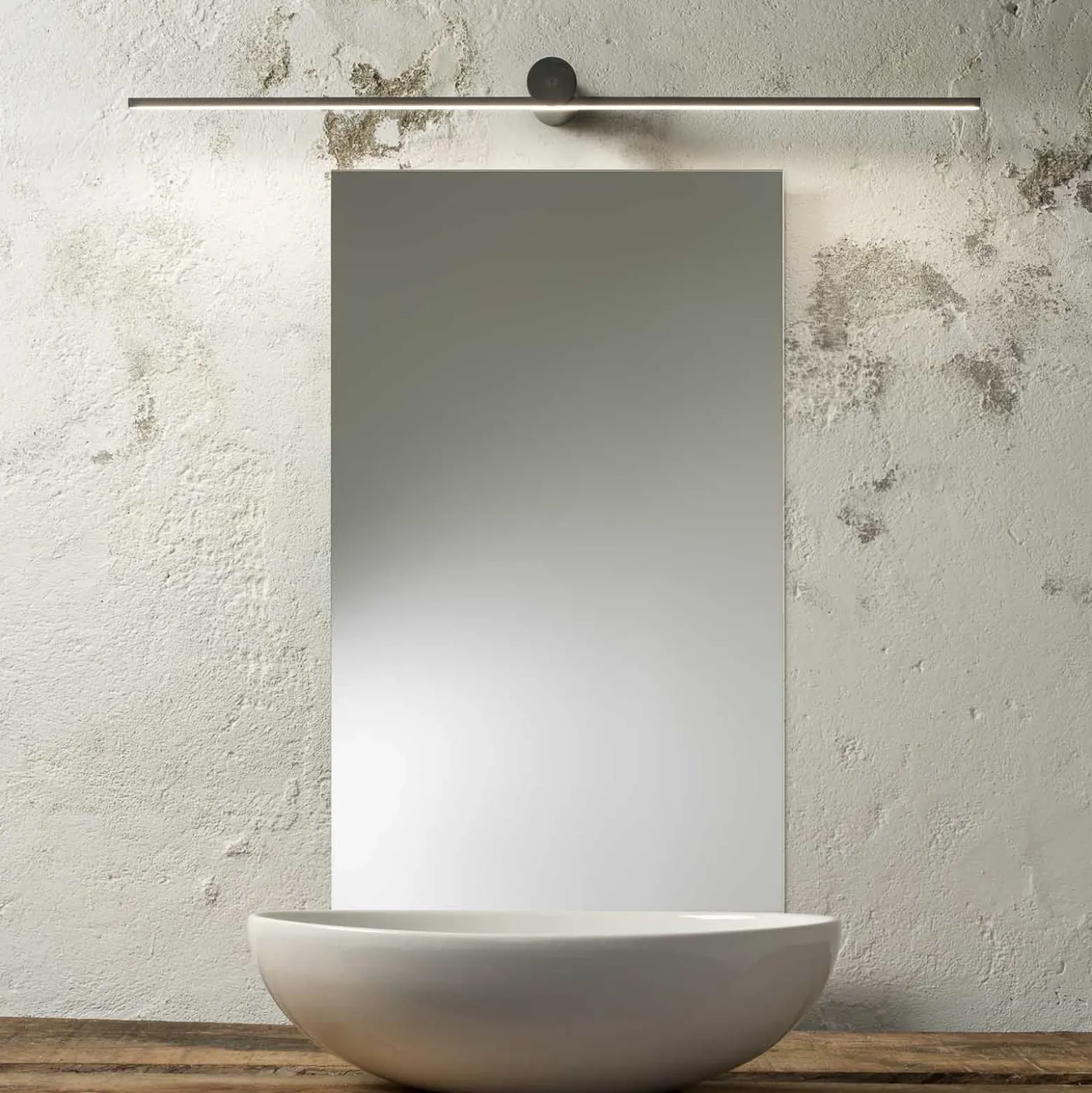 OLEV Slight AP lámpara de pared LED 72,5 cm negro
