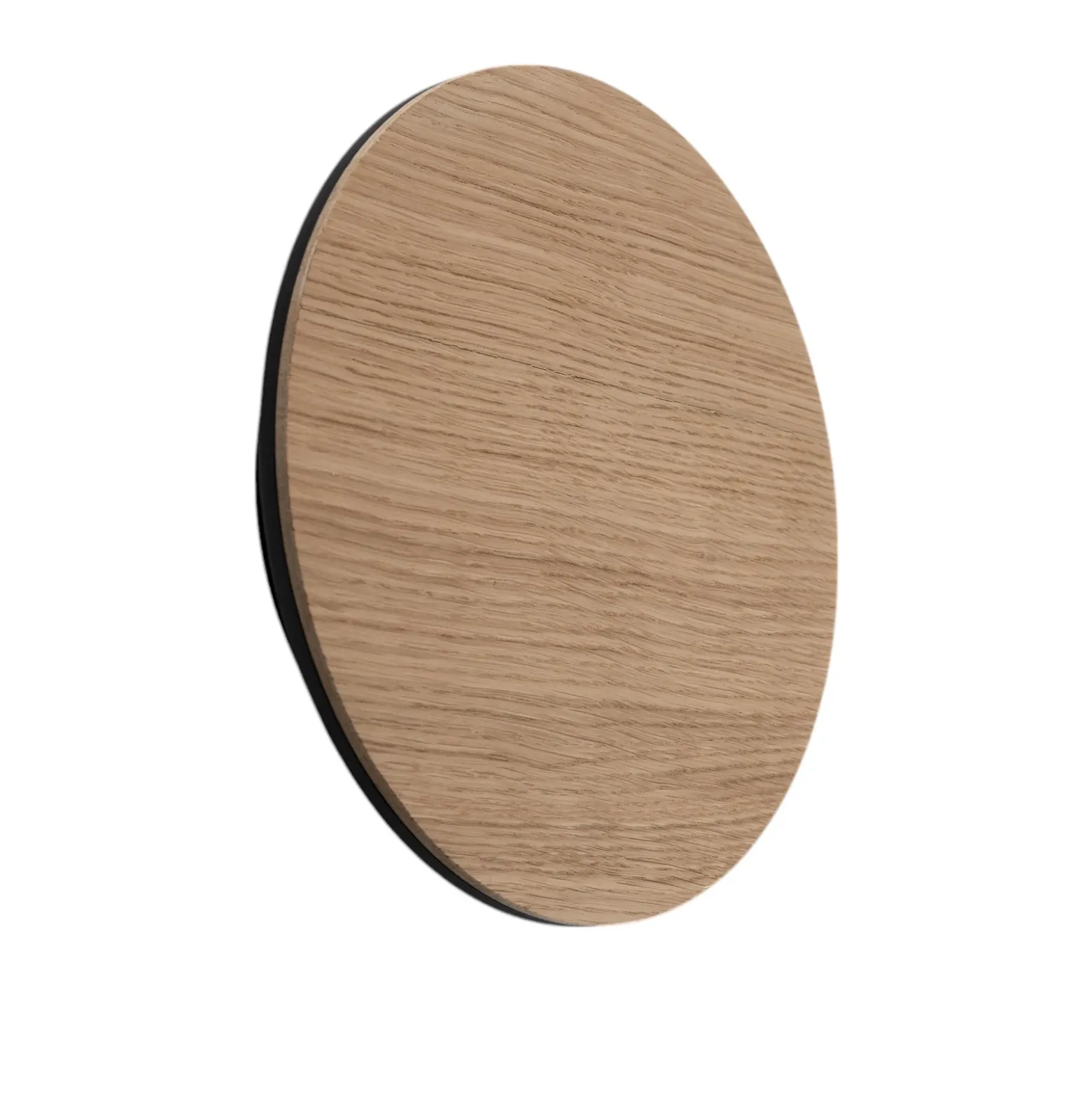 Orios aplique de pared LED, madera, Ø 20 cm, foco indirecto