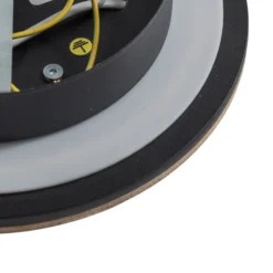Orios aplique de pared LED, madera, Ø 20 cm, foco indirecto