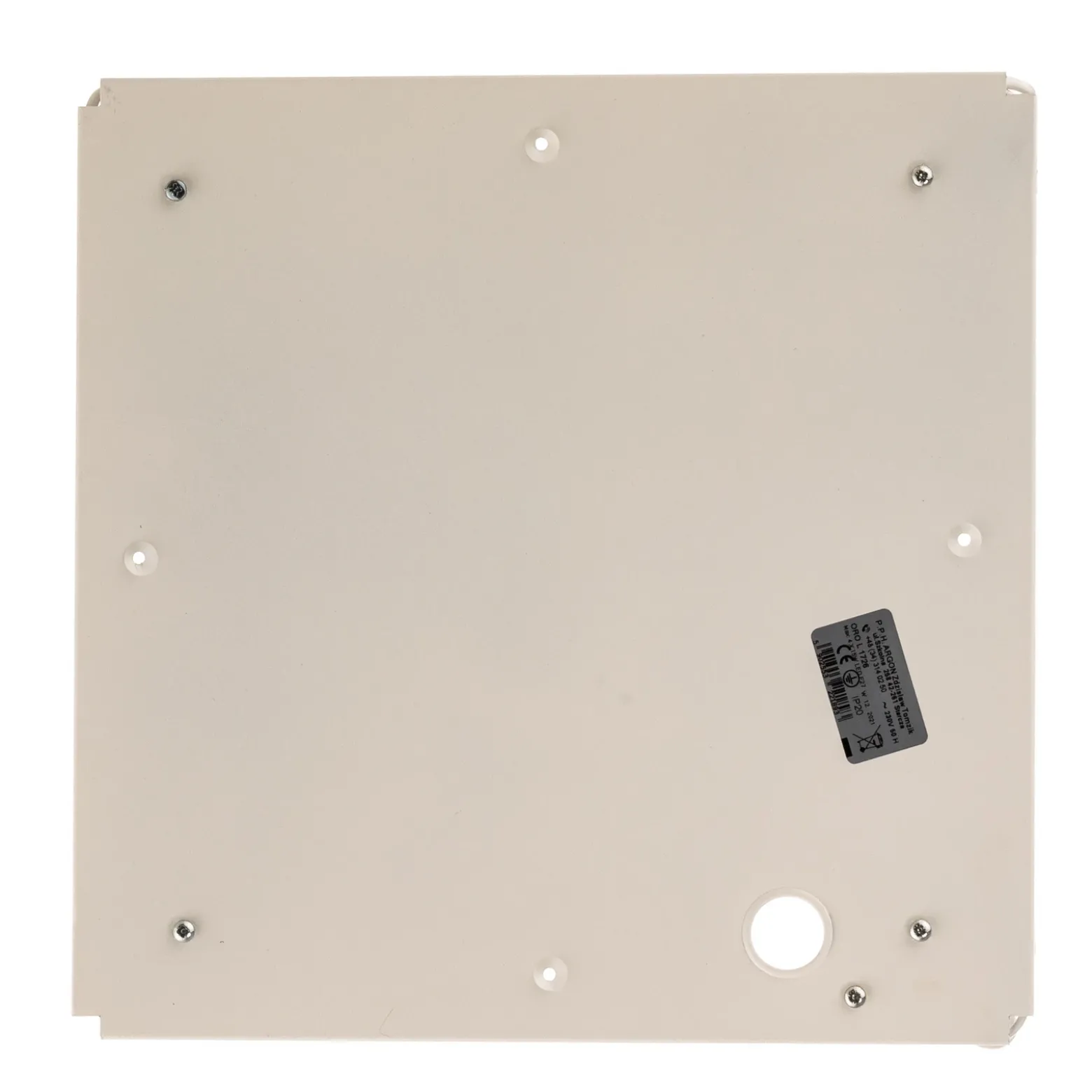Oro plafón de acero y cristal, gris, 35cm