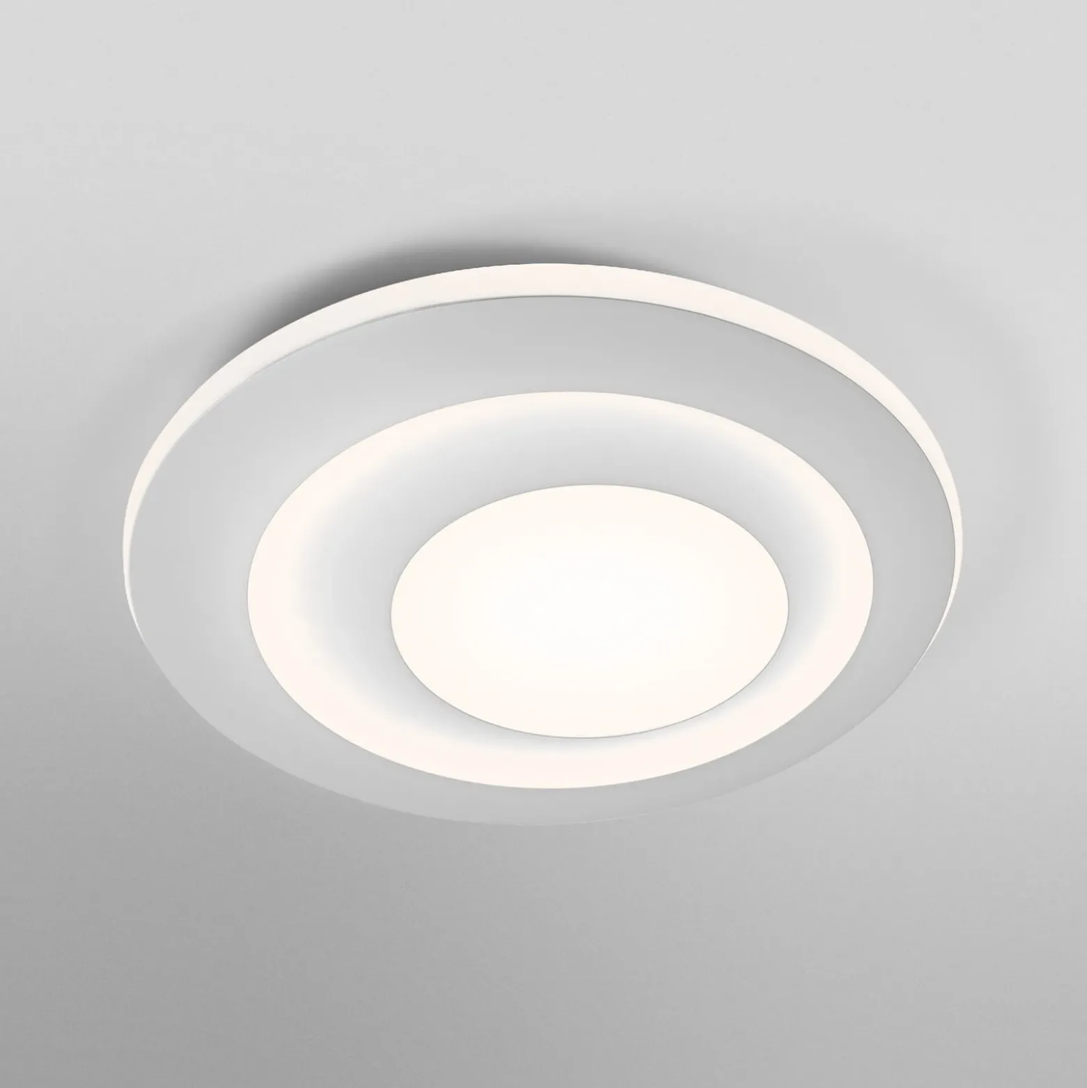 OSRAM LED de techo ORBIS SPIRAL ROUND Ø 40 cm blanco arriba/abajo
