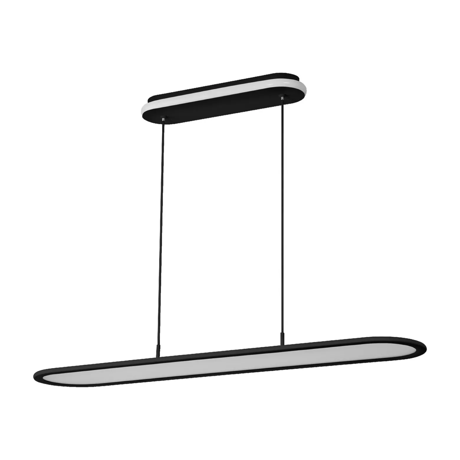OSRAM LED suspendido Office line Panel Ellipse negro 940 atenuable