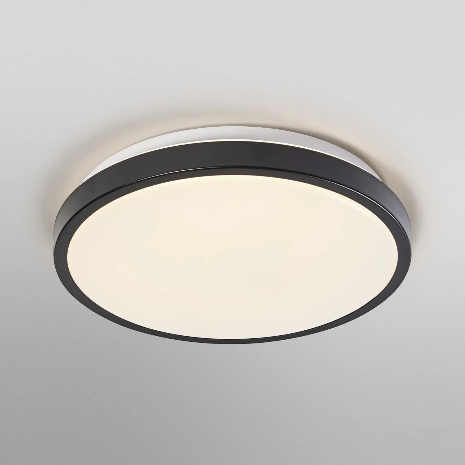 OSRAM ORBIS LONDON, negra, Ø 28 cm, metal
