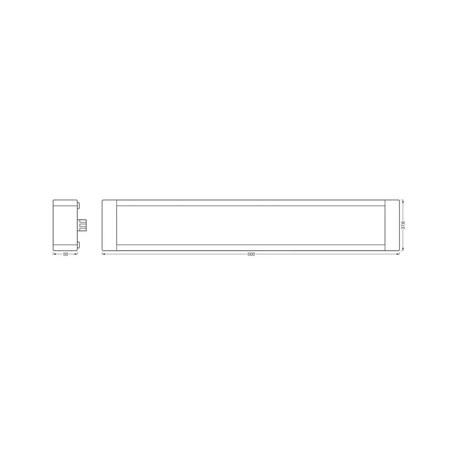 OSRAM SMART+ Lámpara LED bajo mueble WiFi para armarios UNDERCABINET, blanca,