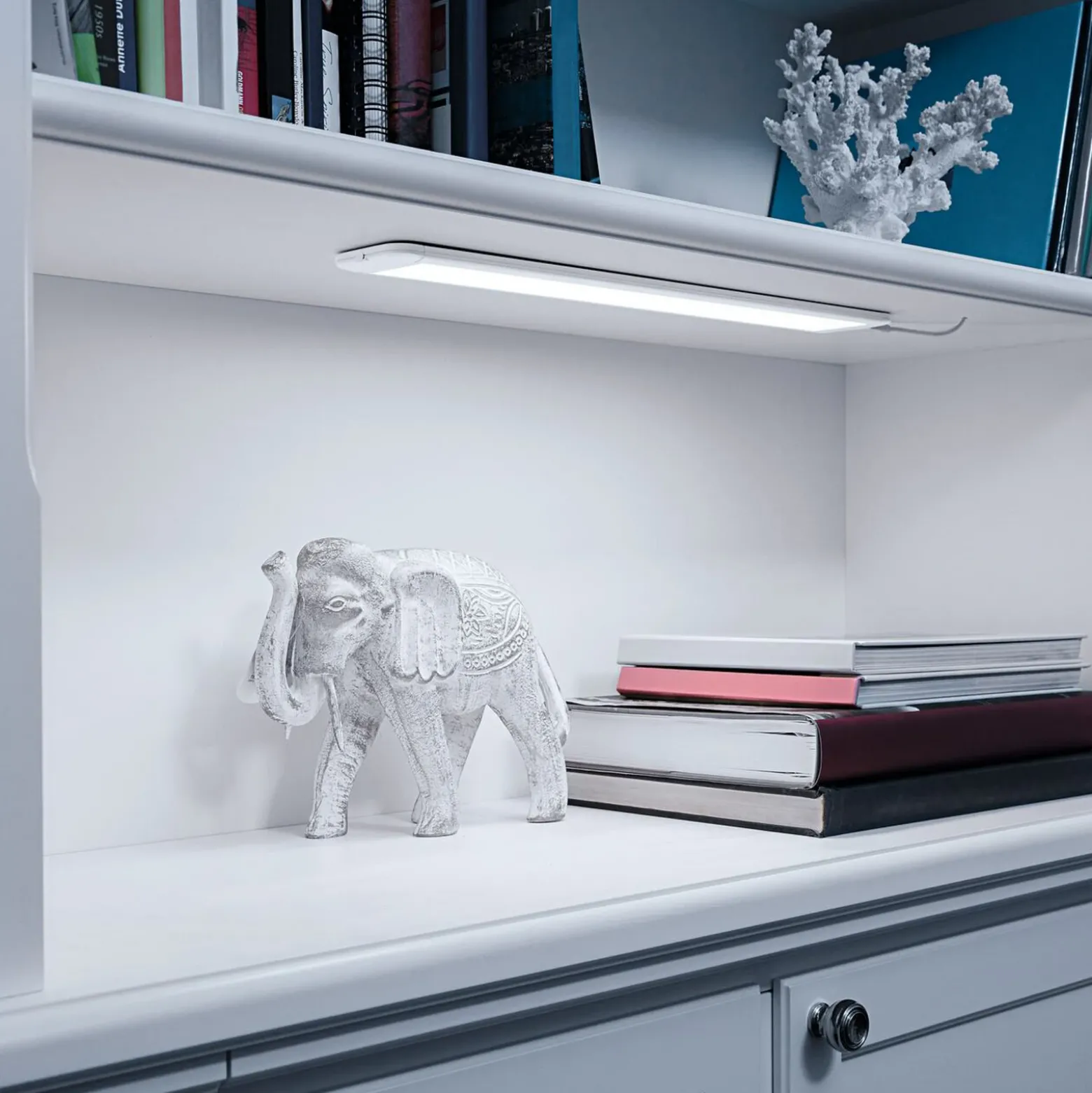 OSRAM SMART+ Lámpara LED bajo mueble WiFi para armarios UNDERCABINET, blanca,