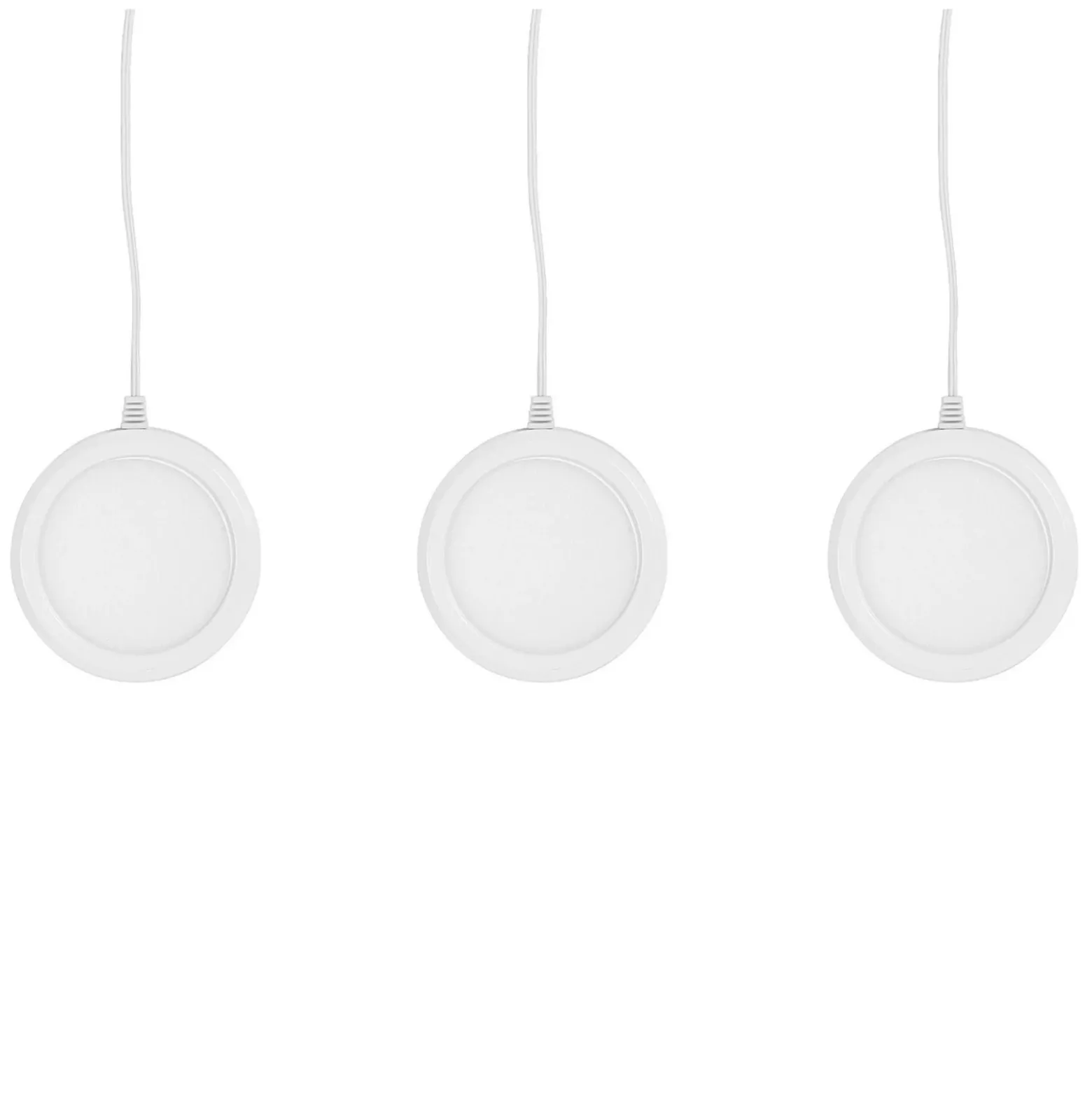 OSRAM SMART+ WiFi UNDERCABINET ROUND, blanco, Ø 8 cm, juego de 3 unidades