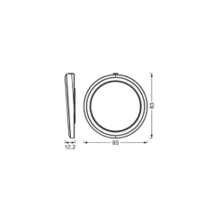 OSRAM SMART+ WiFi UNDERCABINET ROUND, blanco, Ø 8 cm, juego de 3 unidades
