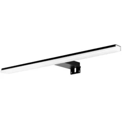 Pandora lámpara de espejo LED, negro mate, 30,8 cm
