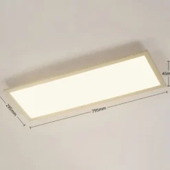 Panel LED Arcchio Enja, 79,5 cm x 29,5 cm