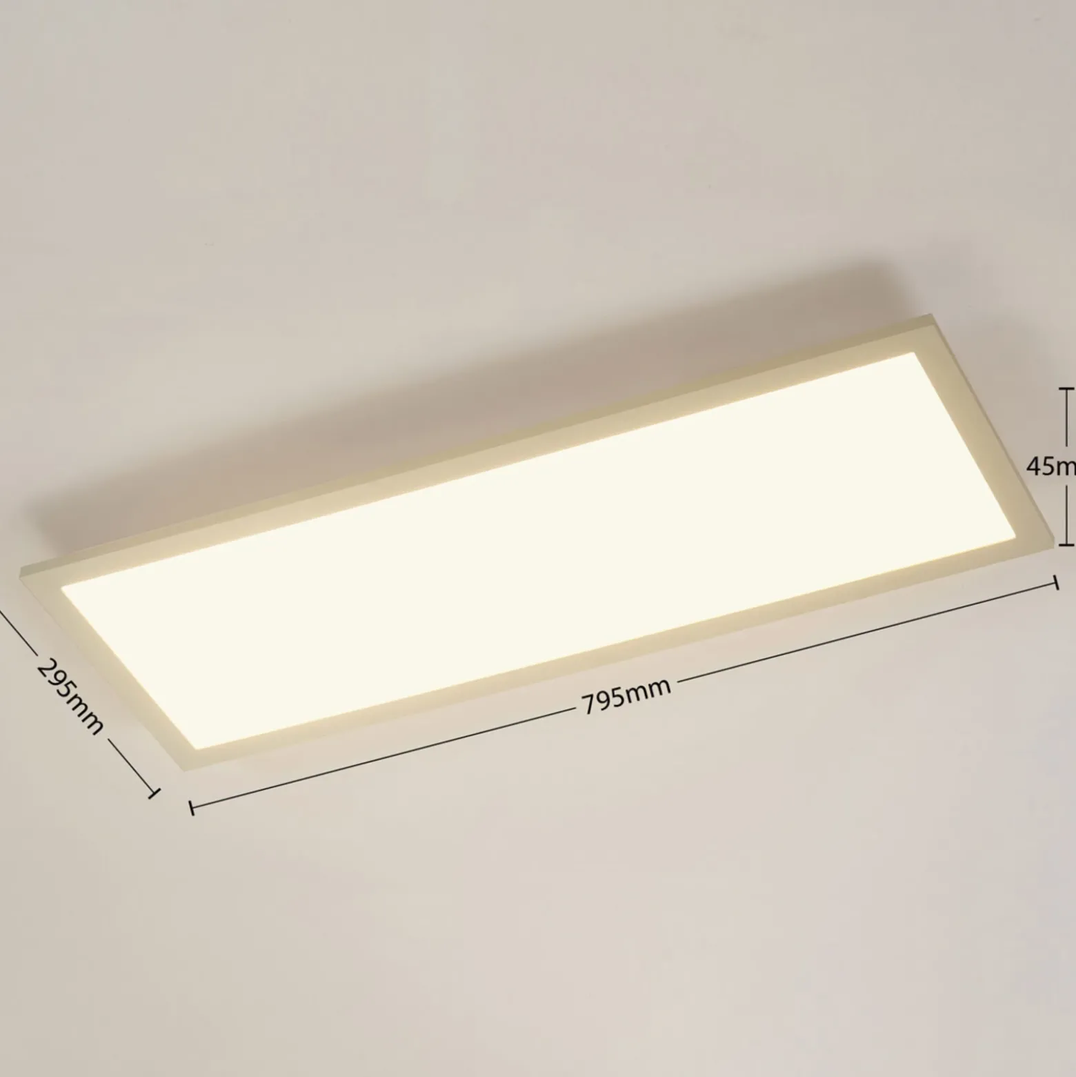 Panel LED Arcchio Enja, 79,5 cm x 29,5 cm