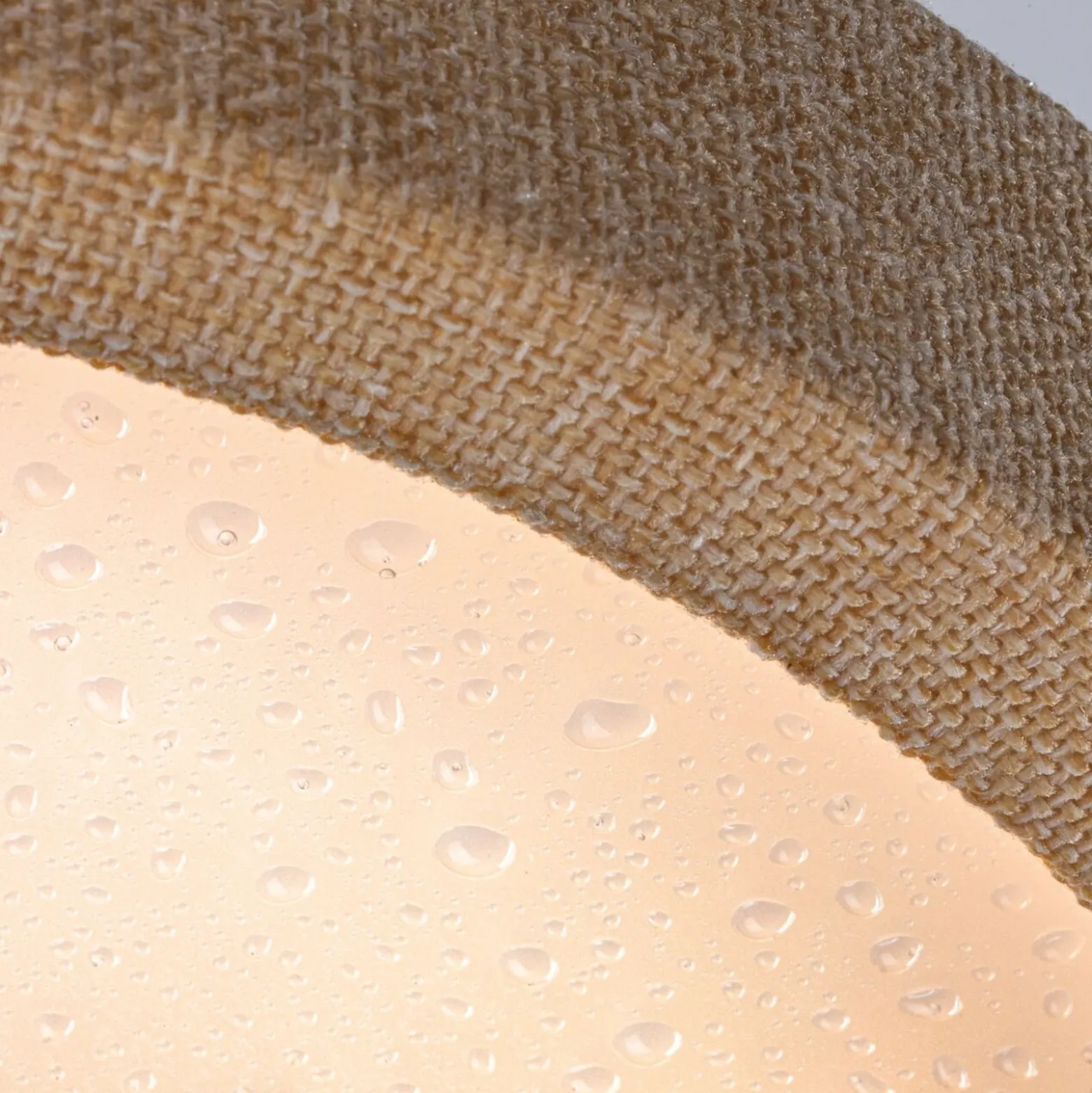 Panel LED Cosara de Paulmann, Ø 30 cm, beige, IP44, 3000 K