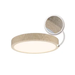 Panel LED Cosara de Paulmann, Ø 30 cm, beige, IP44, 3000 K