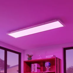 Panel LED de techo Lindby Smart Kjetil 120 x 30 cm Tuya RGB CCT