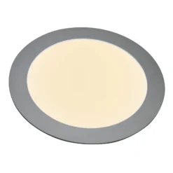 Panel LED empotrado 27636, plano, redondo, 12 W
